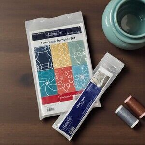 Westalee Design Template Sampler Set Low Shank + 8 Stable Tape Strips NIB Sewing